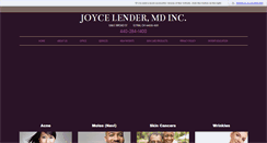 Desktop Screenshot of joycelenderdermatology.com