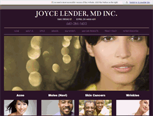 Tablet Screenshot of joycelenderdermatology.com